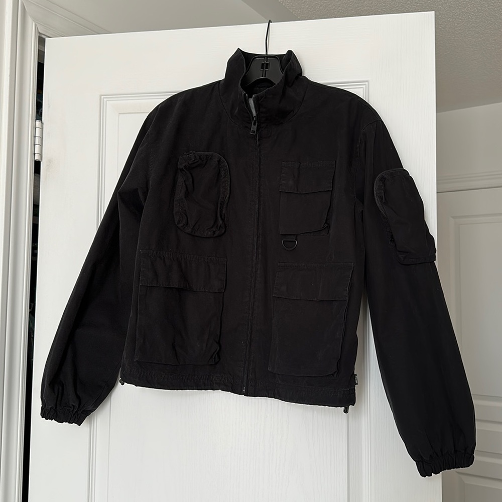 TNA Black Utility Jacket